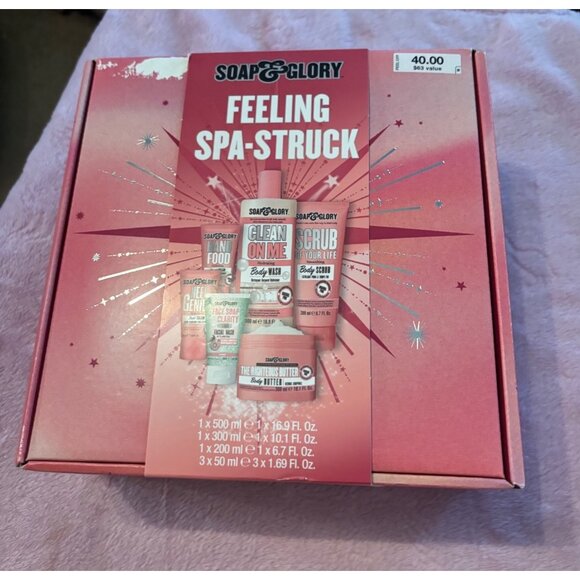 Soap & Glory “Feeling Spa-Struck” 7-Piece Gift Set – New in Box - Picture 3 of 4